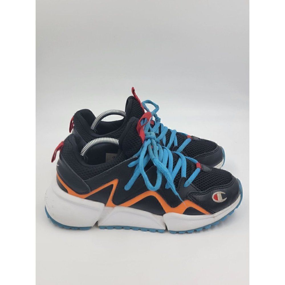 Champion Ripple black orange turquoise Youth Sneakers Athletic Shoes Size 5Y